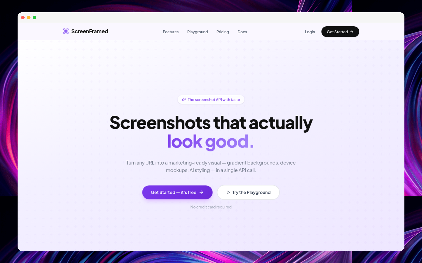 ScreenFramed styled screenshot