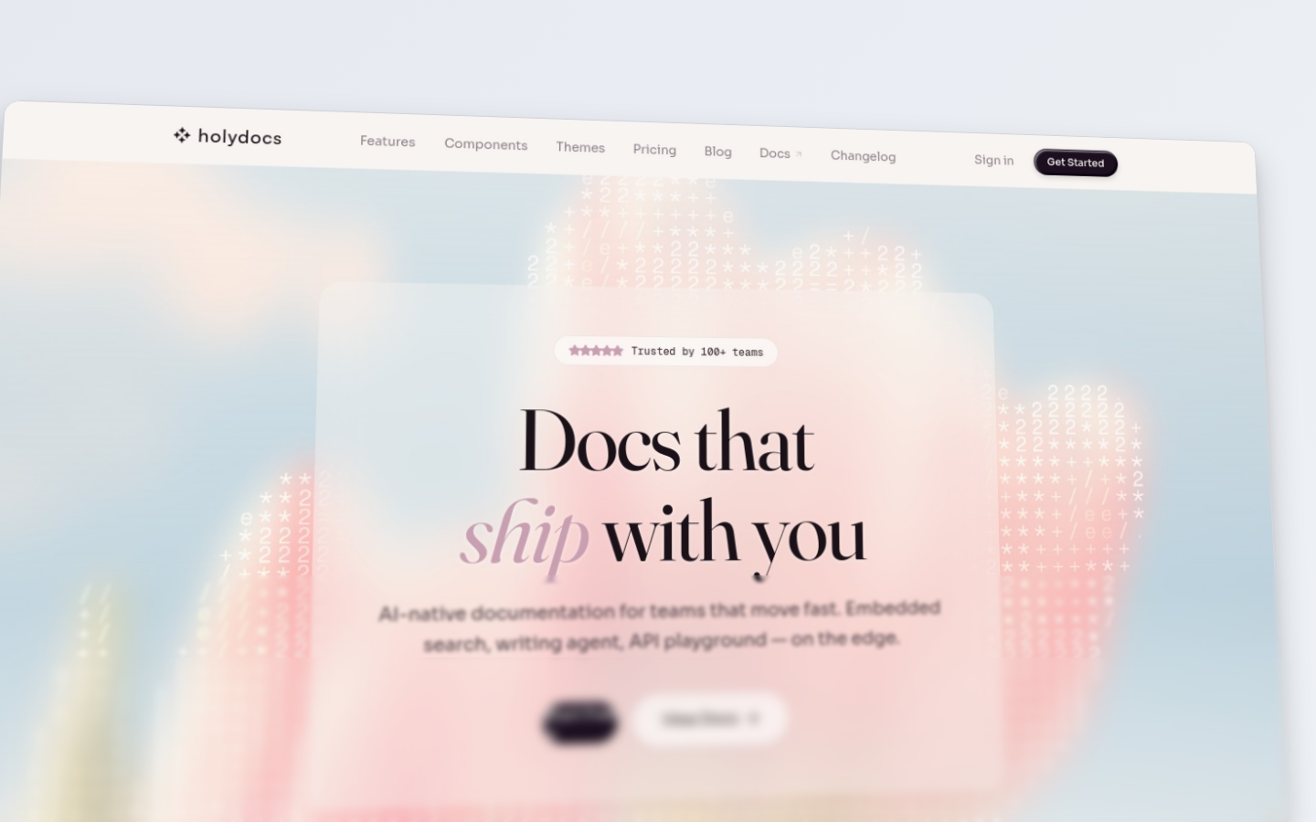 HolyDocs home page
