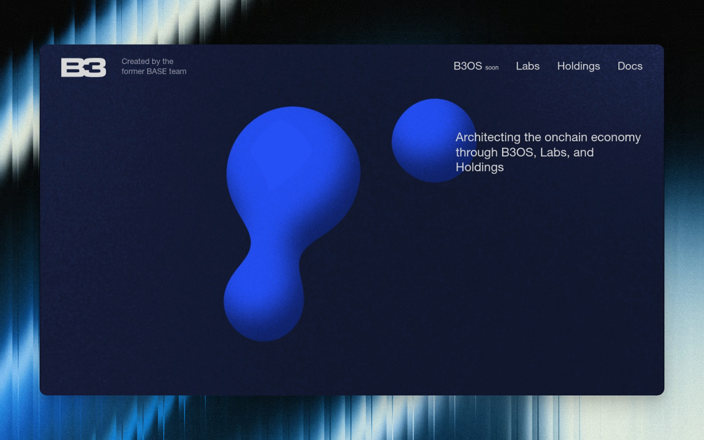 B3 homepage