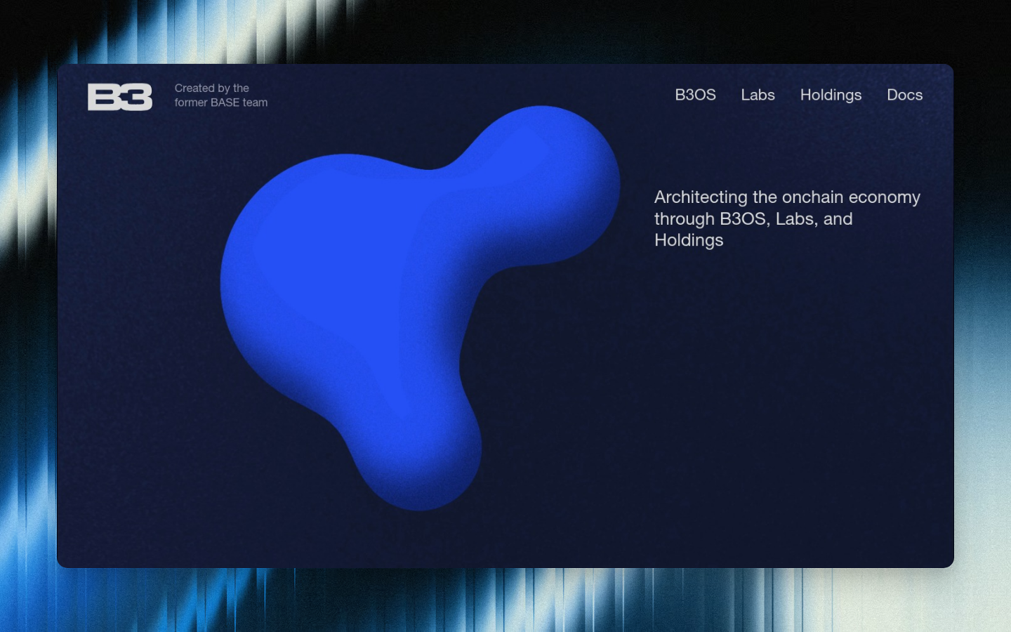B3 homepage