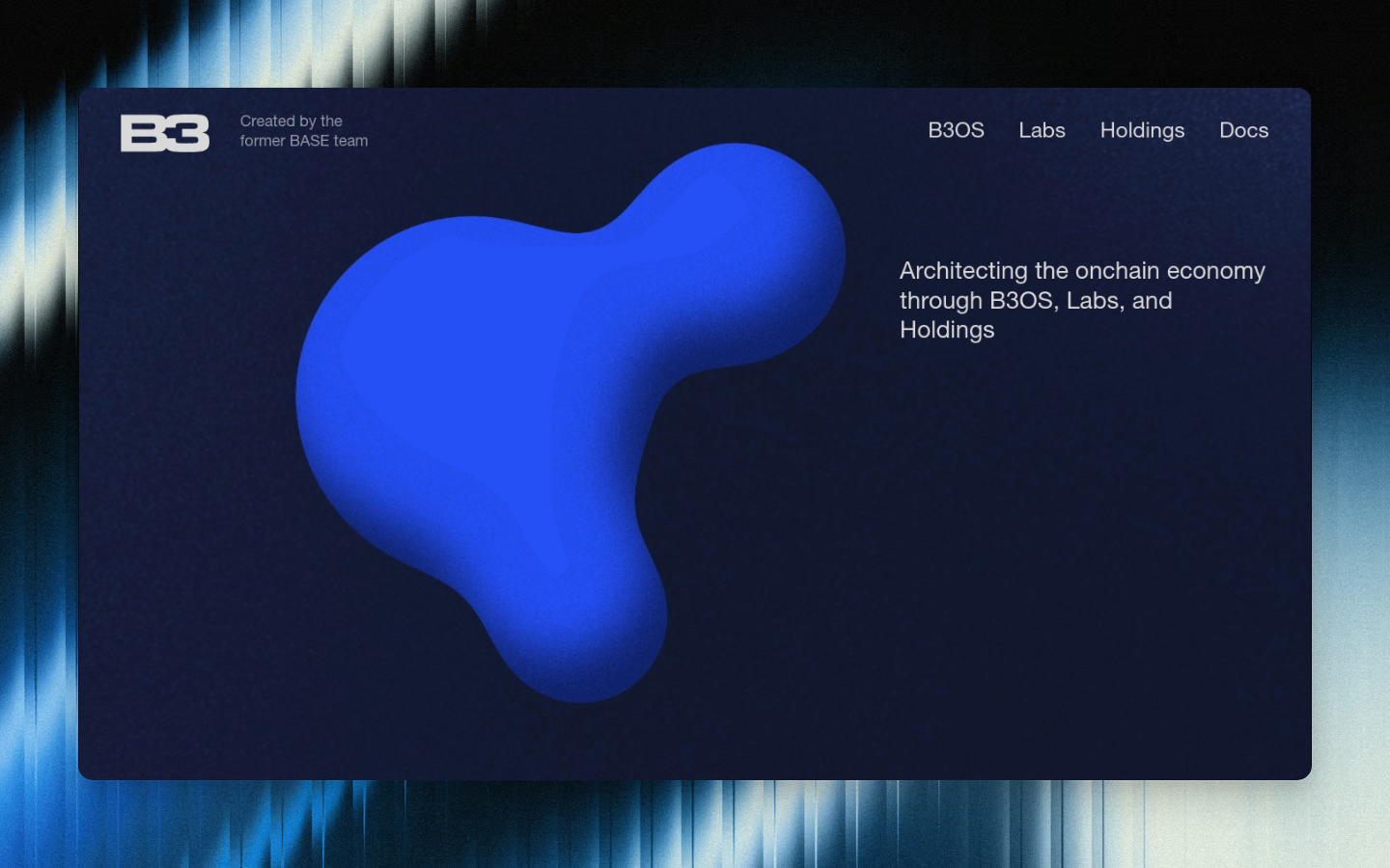 B3 homepage