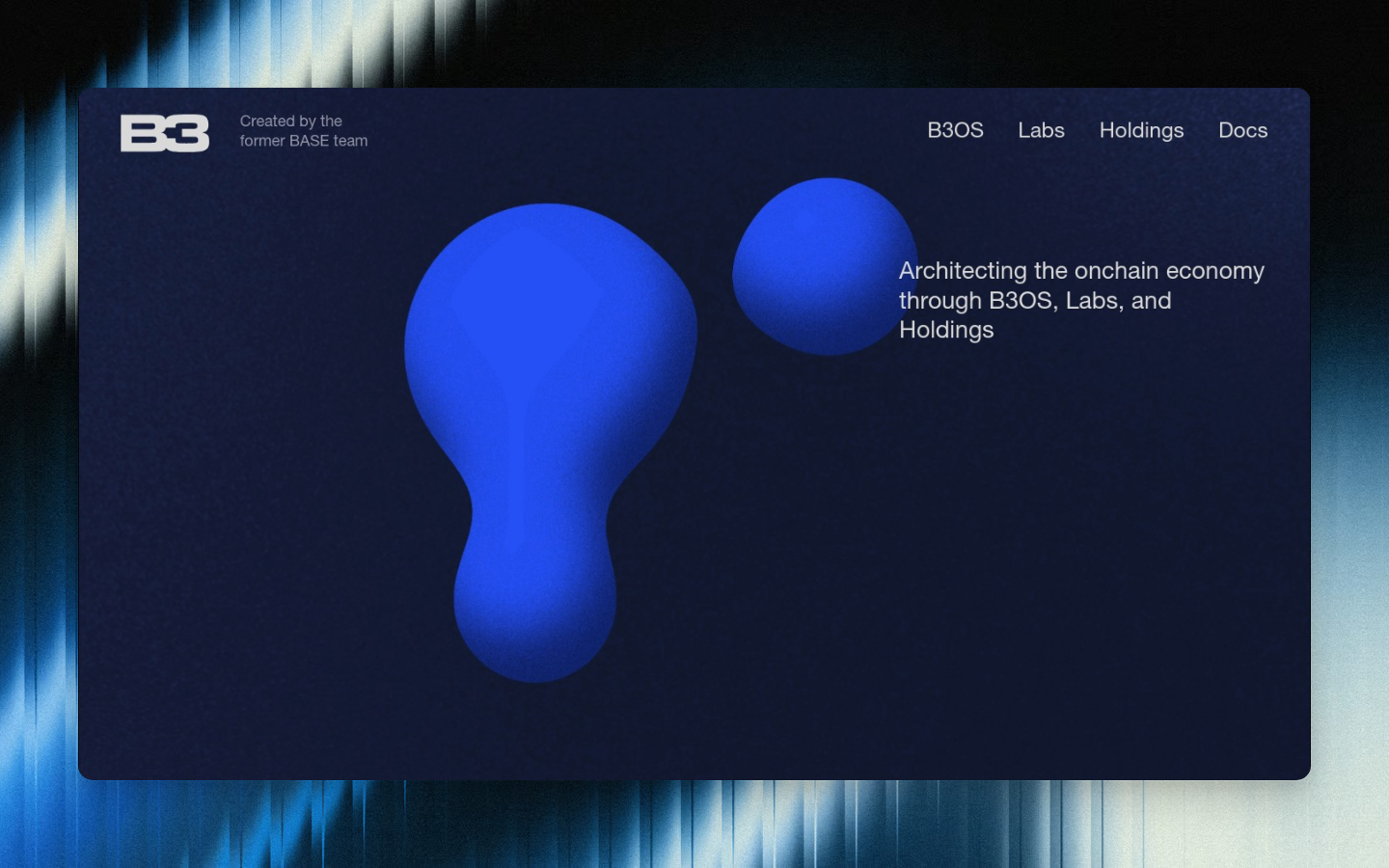 B3 homepage