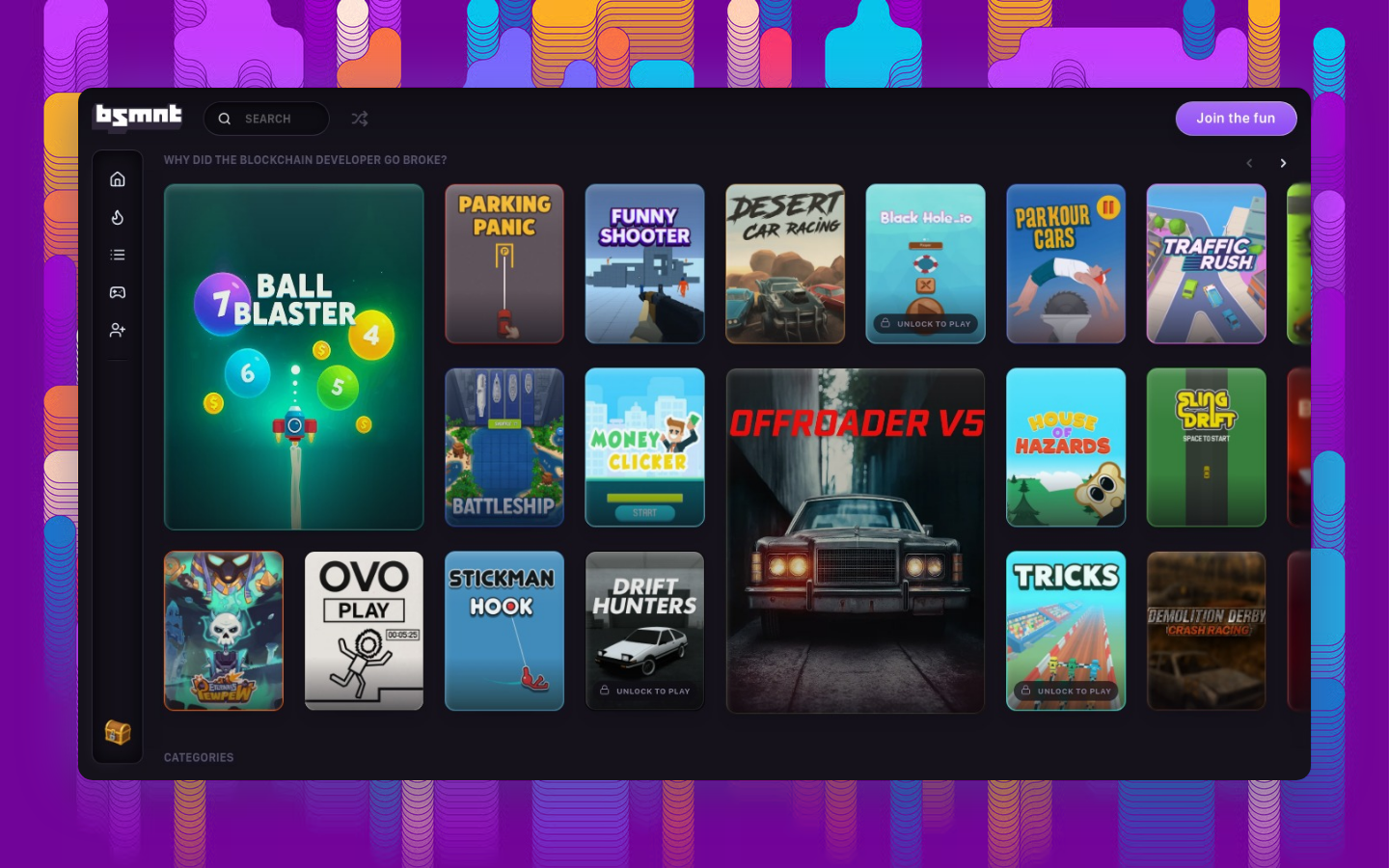 Basement.fun app